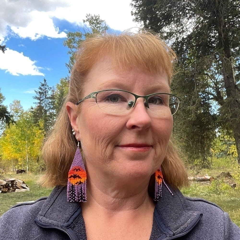 Bats in the Moon Beaded Earrings with Fringe, New, Handmade by Me - Picture 5 of 8